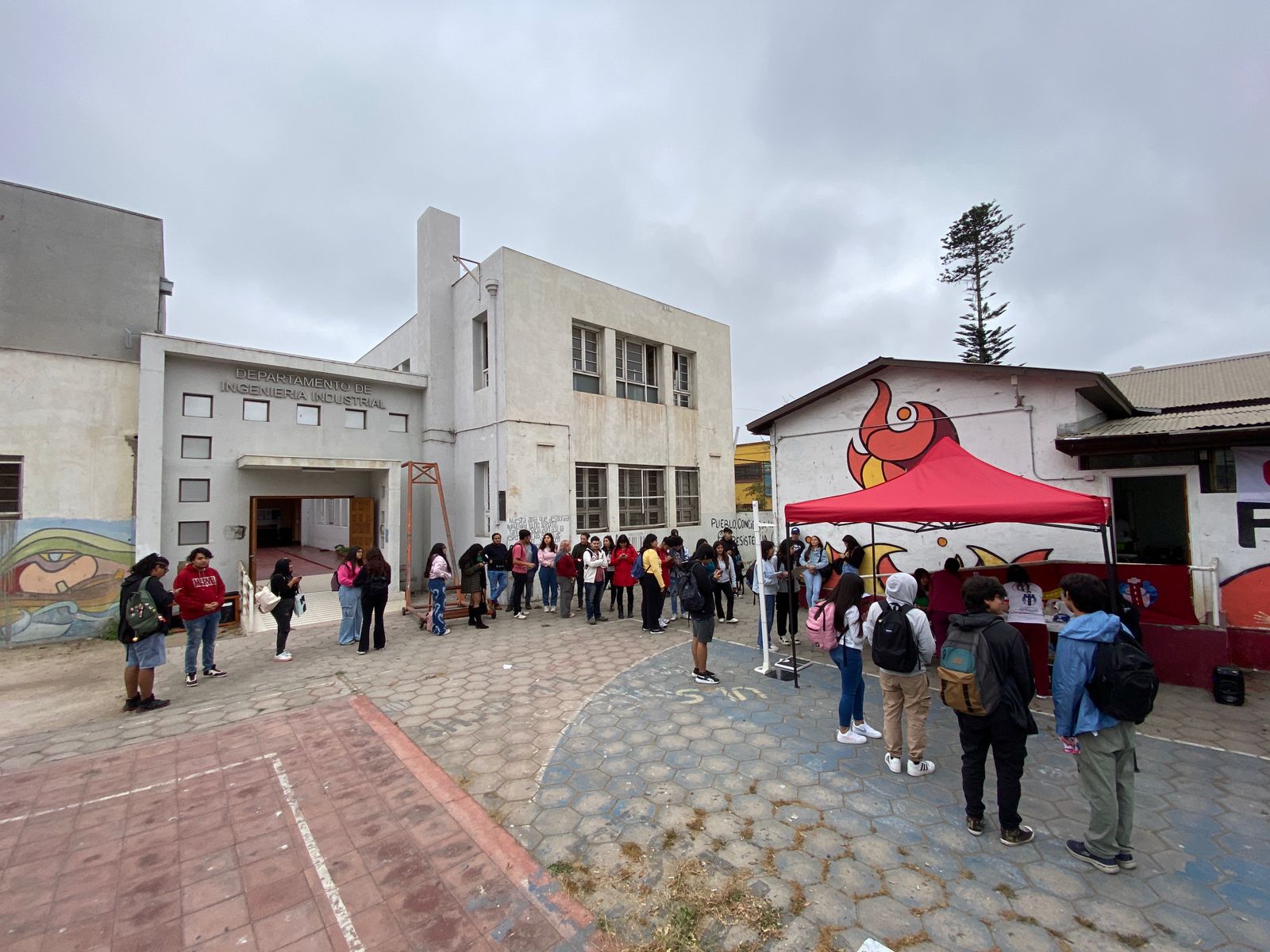 Fila para donar sangre